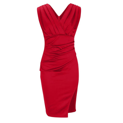 Maria | Fitted dress with V-neck