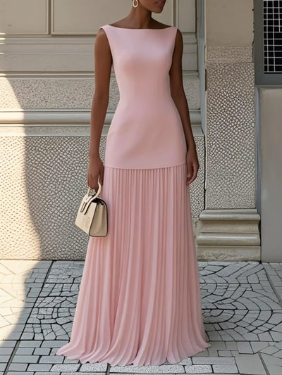 Molly | Pleated Long Dress