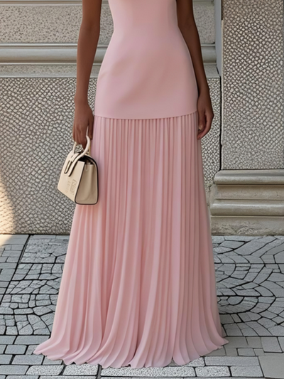 Molly | Pleated Long Dress
