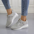 Kyra | Stylish Platform Sneakers with Metallic Accents