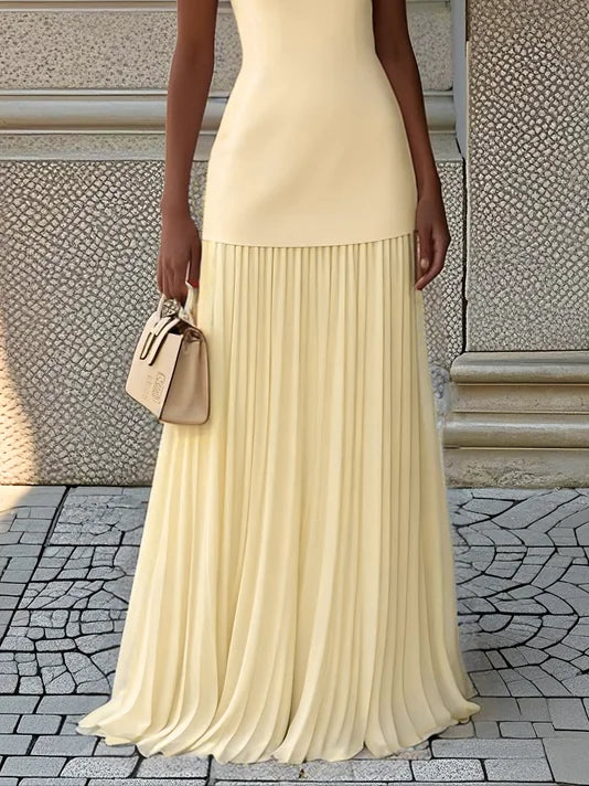 Molly | Pleated Long Dress