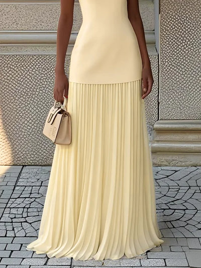 Molly | Pleated Long Dress