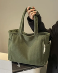 Avery | Spacious Corduroy Shoulder Bag