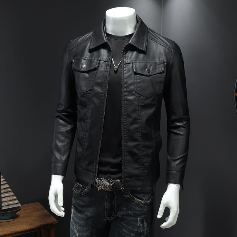 Fabian | Leather Effect Jacket