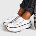 Maria | Stylish Platform Trainers with Serrated Sole