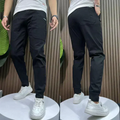 Oliver | Black Cargo Trousers