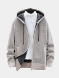 Xavier | Grey Knit Jacket with Lining