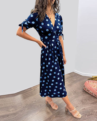 Anna | Summer Polka Dot Dress
