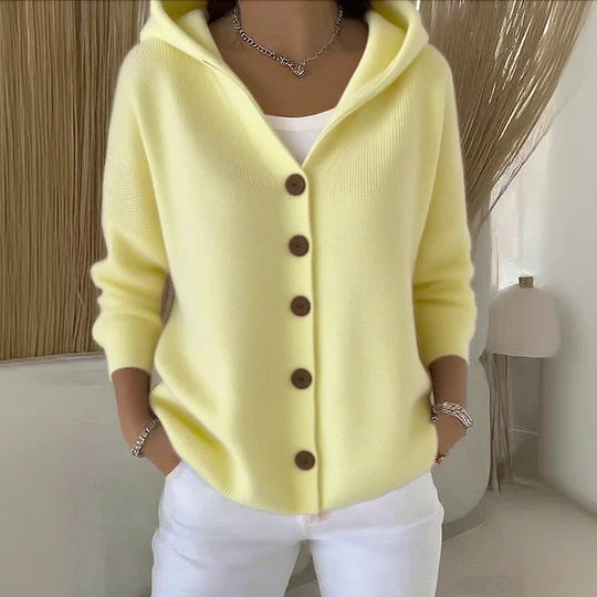 Fleur | Soft Hooded Cardigan