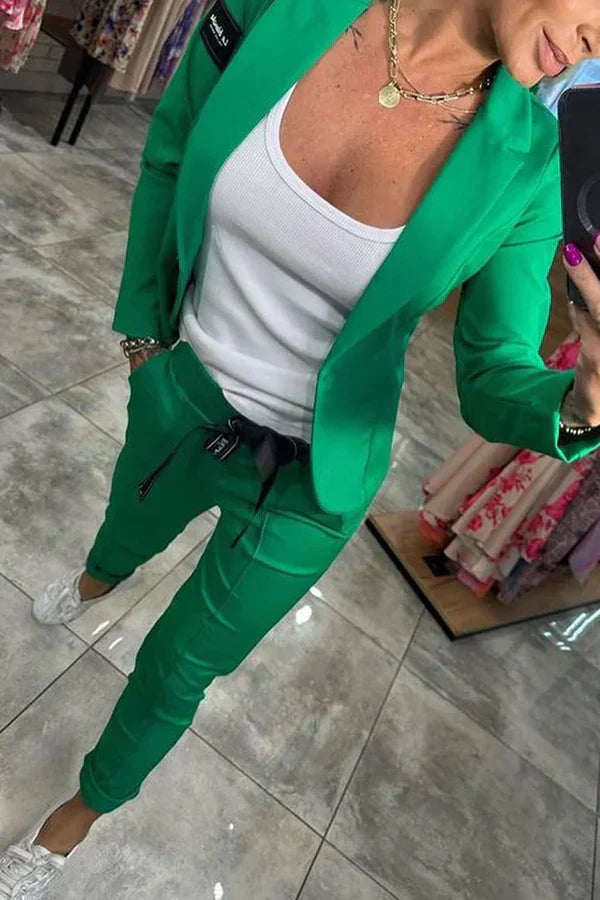 Elena | Blazer and Jogger Set