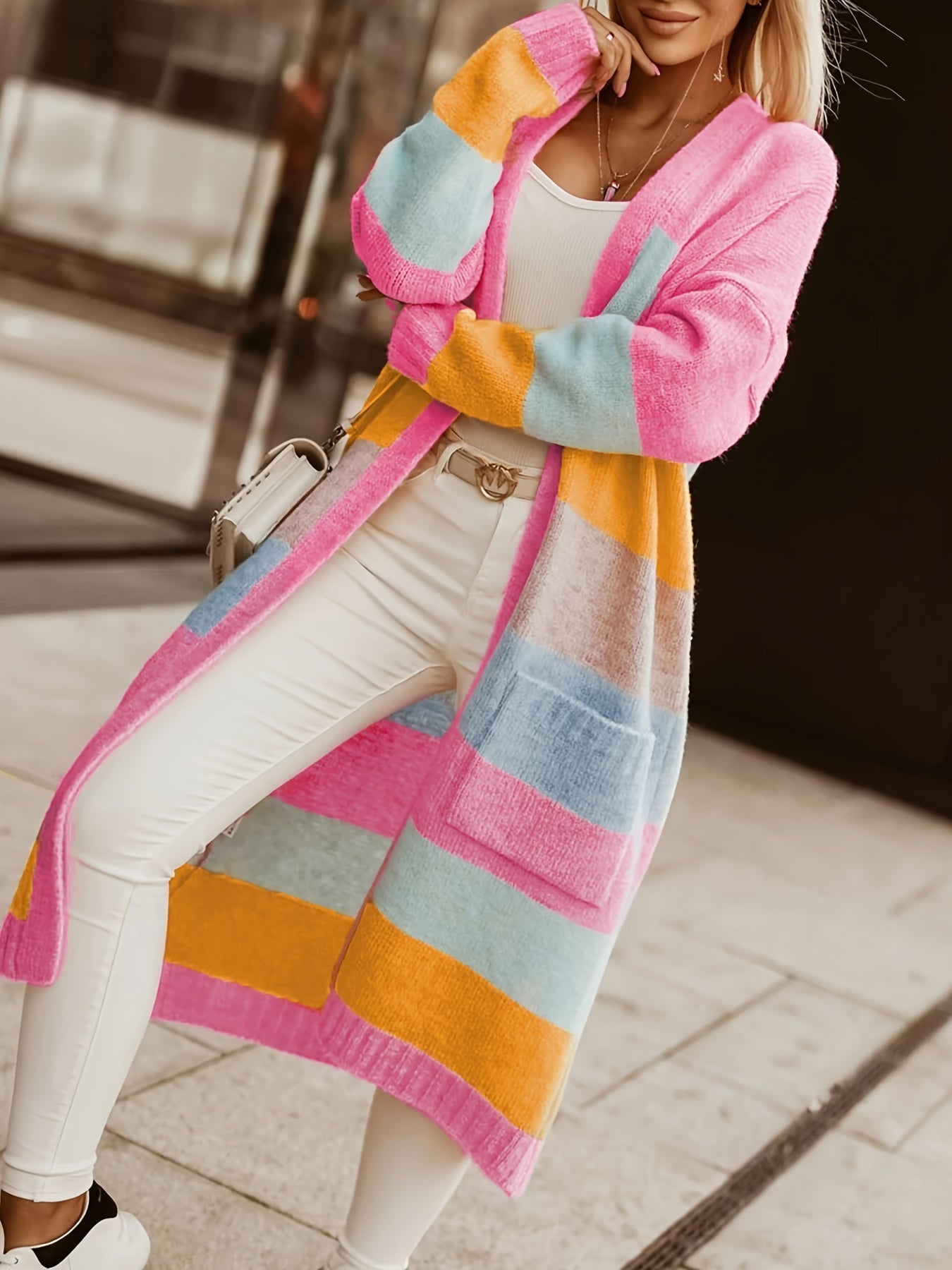 Noemi | Pastel Striped Cardigan