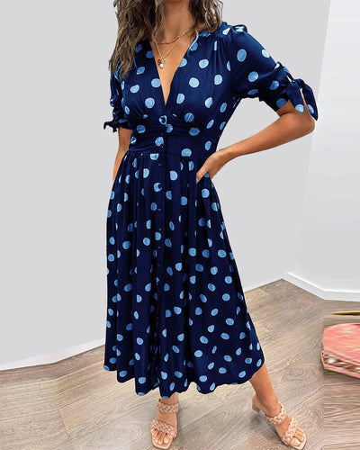 Anna | Summer Polka Dot Dress