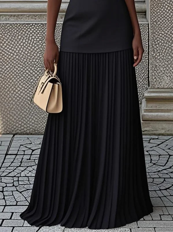 Molly | Pleated Long Dress