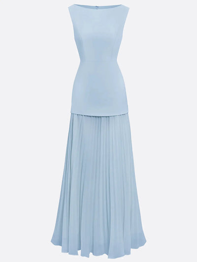 Molly | Pleated Long Dress