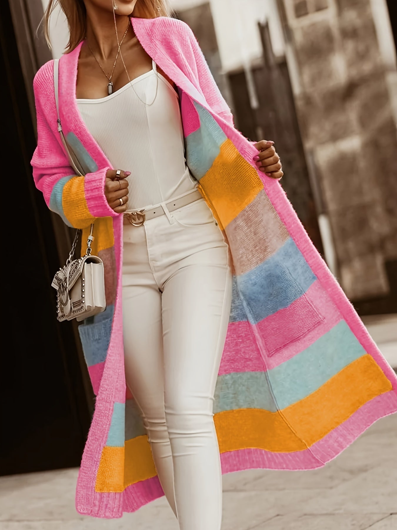 Noemi | Pastel Striped Cardigan