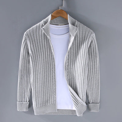 Giovanni | Knitted Zip Cardigan