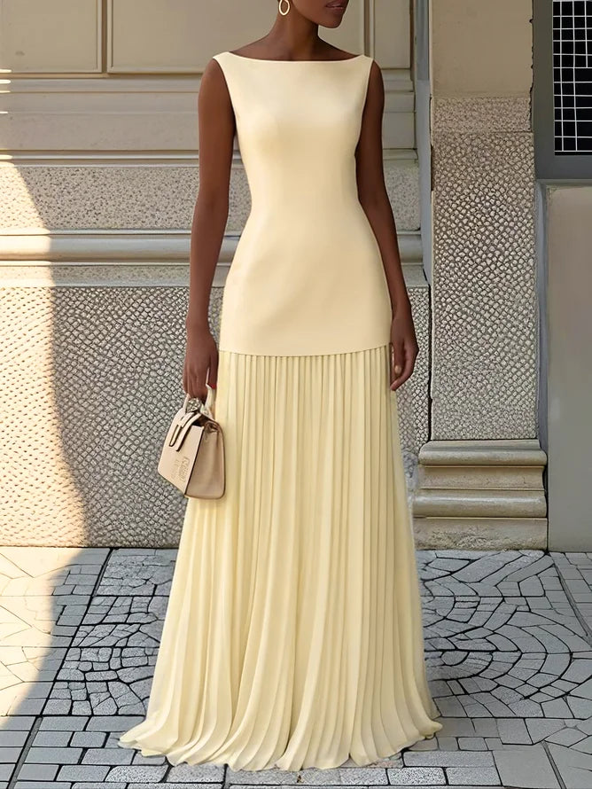 Molly | Pleated Long Dress