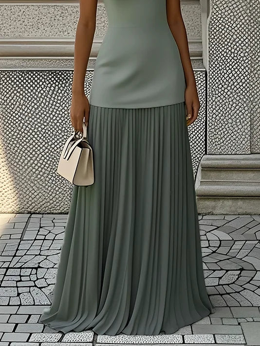 Molly | Pleated Long Dress
