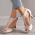 Celine | Elegant Court Shoes with Cut-Outs and Open Toe