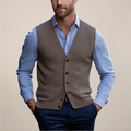 Steven | Men’s Spring Buttoned Knit Vest