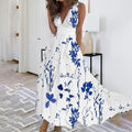 Ivy | Women’s Sleeveless V-Neck Maxi Dress