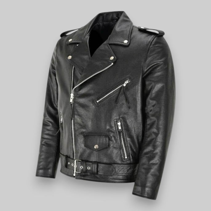 Massimo | Biker Jacket in Faux Leather