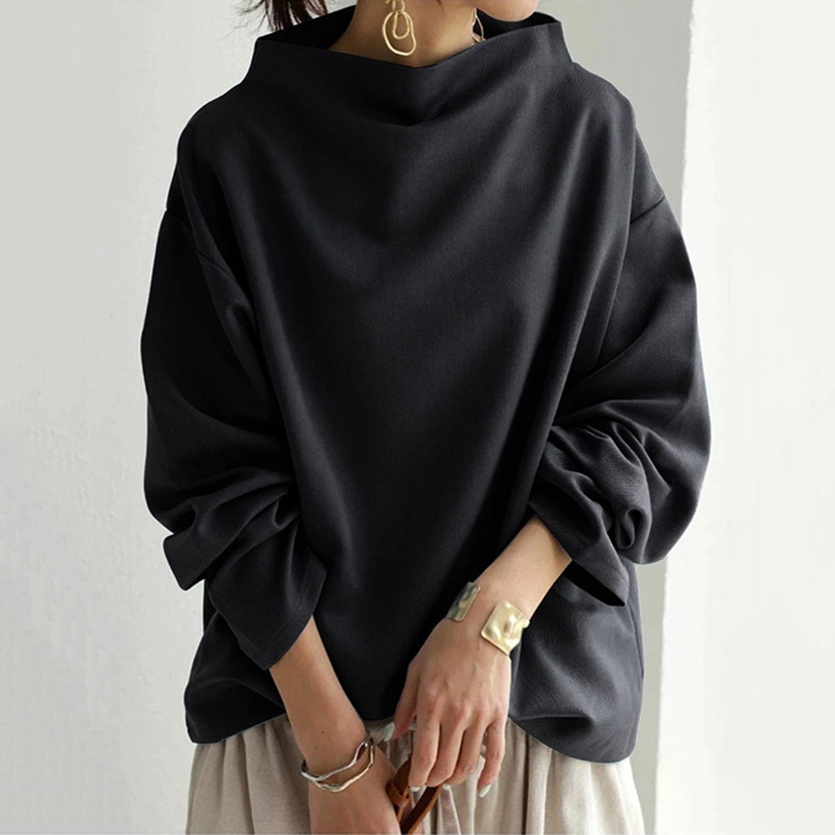 Elsa | Chic High Neck Jumper