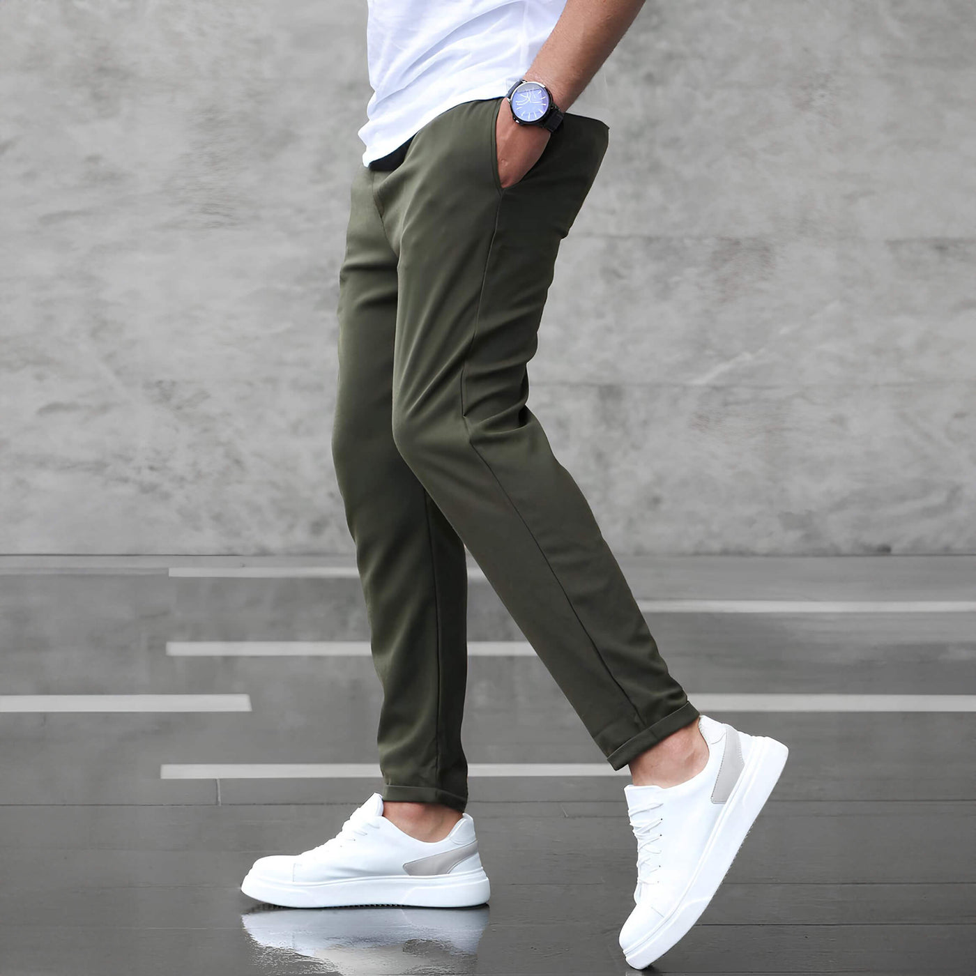 Lorenzo | Elegant Stretch Trousers