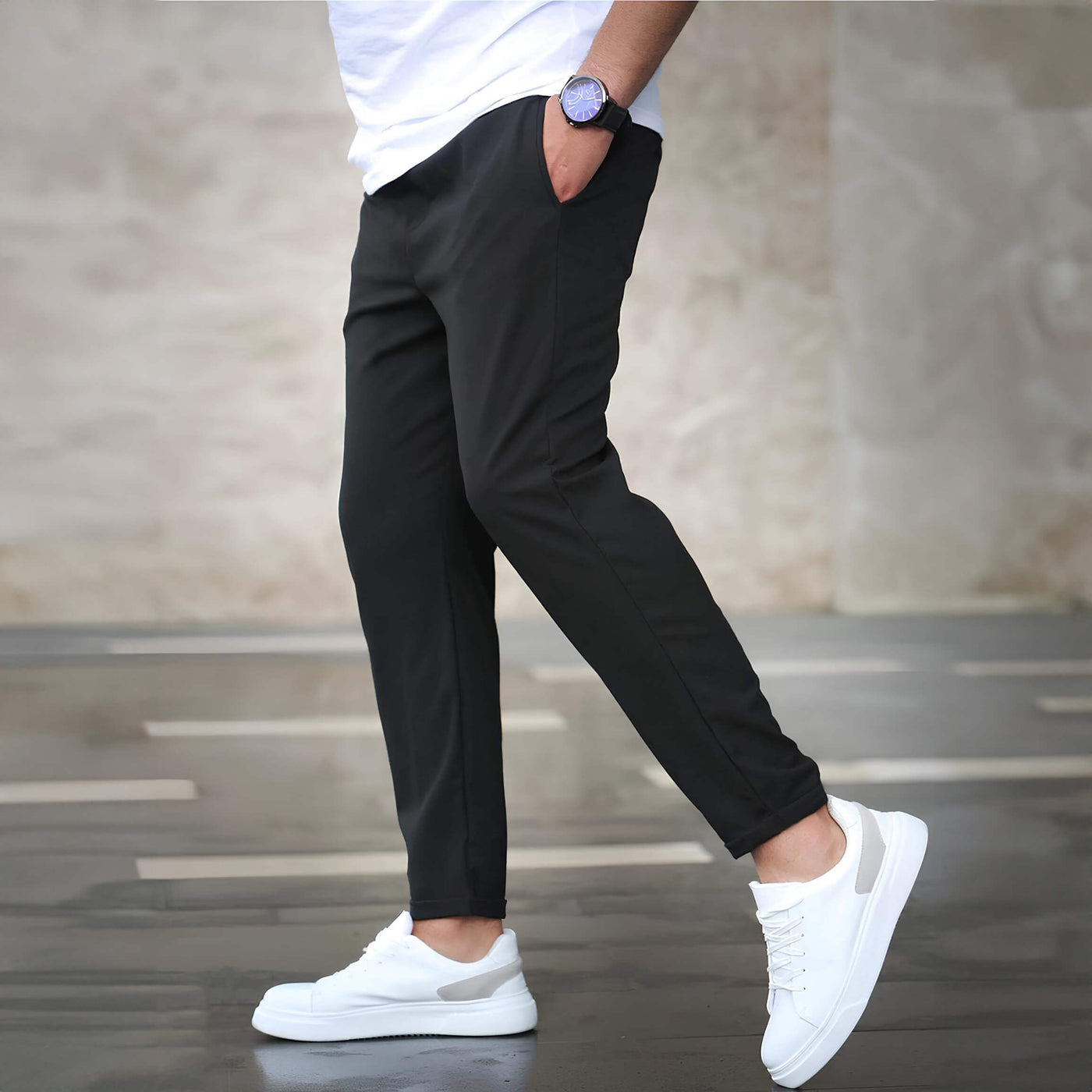 Lorenzo | Elegant Stretch Trousers