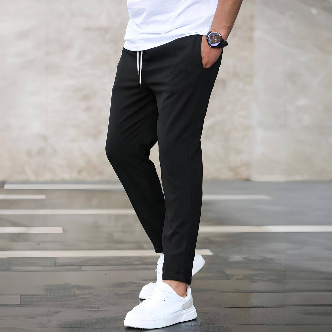 Lorenzo | Elegant Stretch Trousers