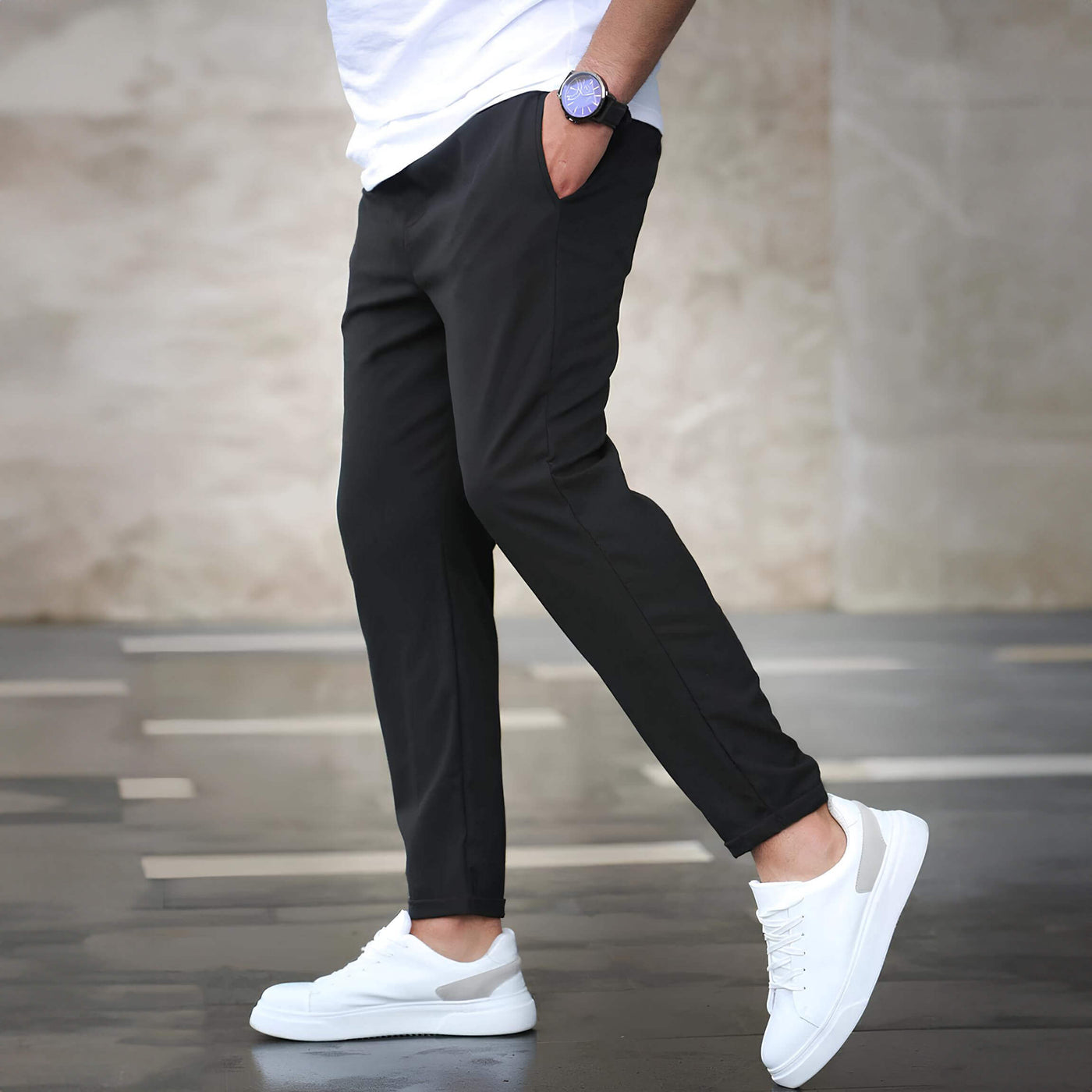 Lorenzo | Elegant Stretch Trousers