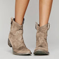 Oliwia | Stylish Women's Ankle Boots in Western Style