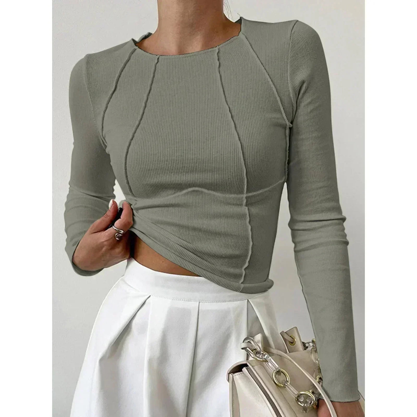 Sofia | Elegant Ribbed Top