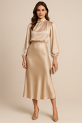 Alexis | Women’s High Neck Midi Dress Style