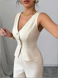 Blair | Women’s Spring Sleeveless Wide-Leg Set