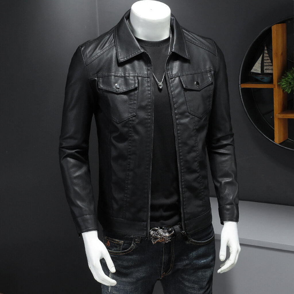 Fabian | Leather Effect Jacket