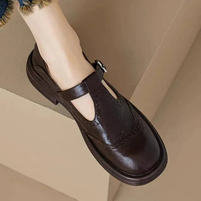 Giulia | Autumn Leather House Shoes