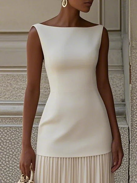 Molly | Pleated Long Dress