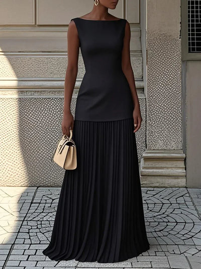 Molly | Pleated Long Dress