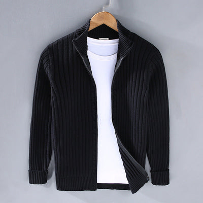 Giovanni | Knitted Zip Cardigan