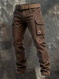 Blake | Brown Cargo Trousers
