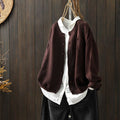 Sarah | Comfy Knit Cardigan with Button Detail for Women
