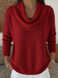 Cordelia | Jersey Cowl Red