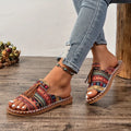 Cleo | Comfortable Boho Style Sliders with Fringe