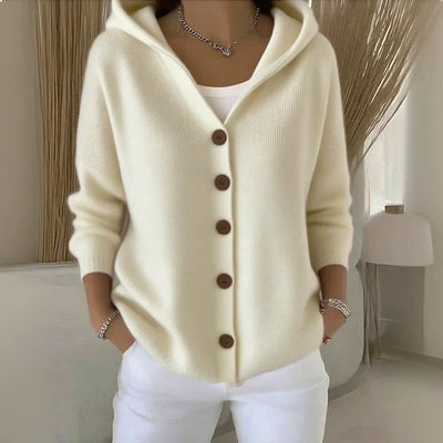 Fleur | Soft Hooded Cardigan