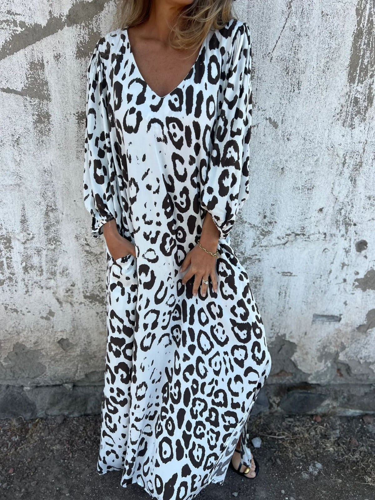 Fiona | Printed Long Dress