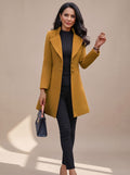 Hannah | Women's Elegant Tailored Trench Coat with Lapel Collar
