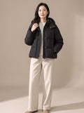 Elisabeth | Women's Quilted Hooded Puffer Jacket Loose Warm Winter Jacket