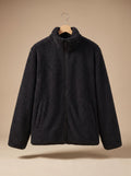 Annika | Women's Plush Fleece Jacket with Stand-Up Collar and Zipper Bethany