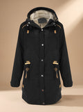 Annika | Women's Winter Parka with Fleece Hood and Tailored Drawstring